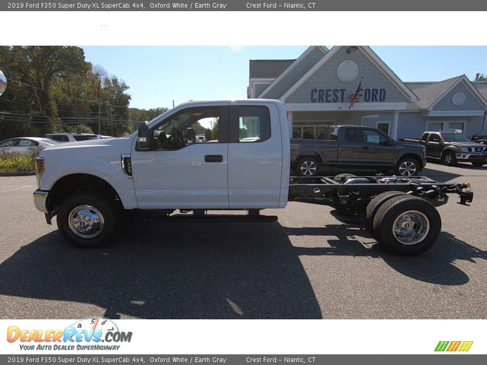 2019 Ford F350 Super Duty XL SuperCab 4x4 Oxford White / Earth Gray Photo #4