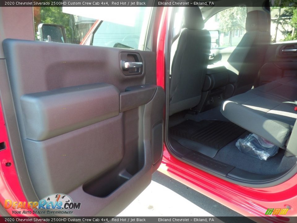 2020 Chevrolet Silverado 2500HD Custom Crew Cab 4x4 Red Hot / Jet Black Photo #34