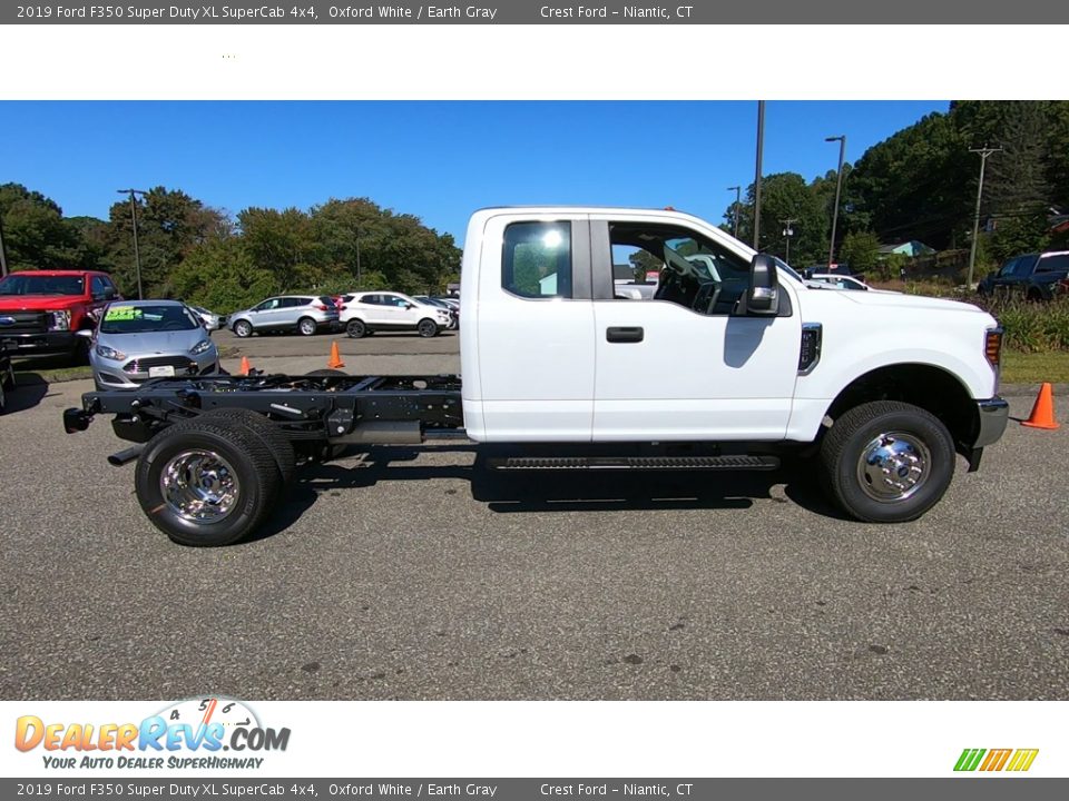 2019 Ford F350 Super Duty XL SuperCab 4x4 Oxford White / Earth Gray Photo #8