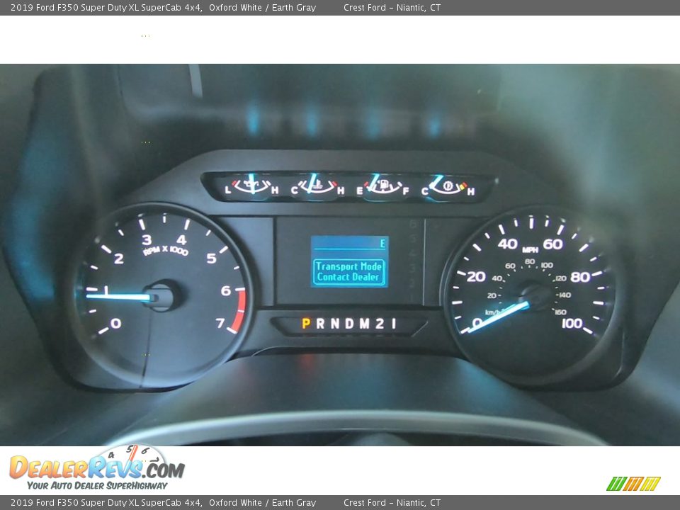 2019 Ford F350 Super Duty XL SuperCab 4x4 Oxford White / Earth Gray Photo #12