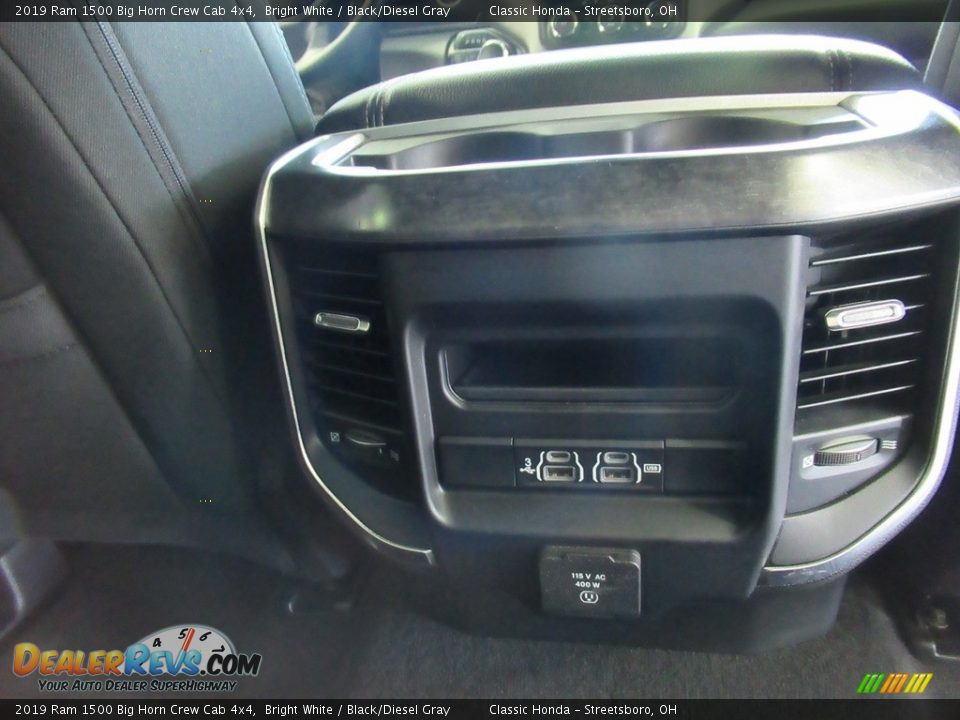 2019 Ram 1500 Big Horn Crew Cab 4x4 Bright White / Black/Diesel Gray Photo #22