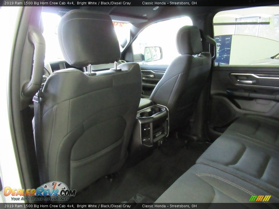 2019 Ram 1500 Big Horn Crew Cab 4x4 Bright White / Black/Diesel Gray Photo #26