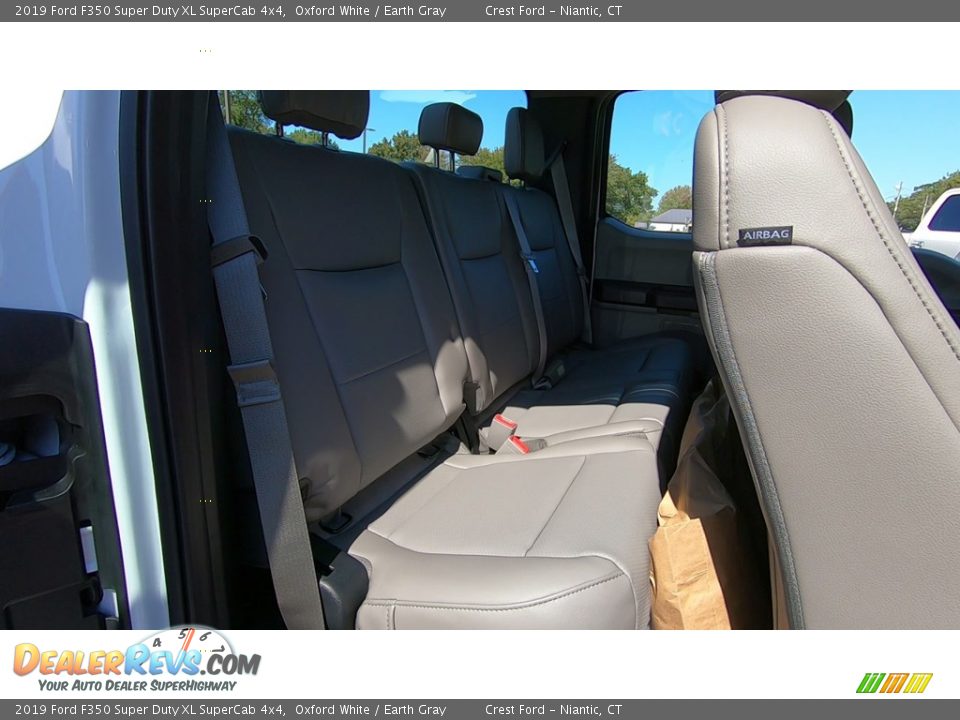 2019 Ford F350 Super Duty XL SuperCab 4x4 Oxford White / Earth Gray Photo #20
