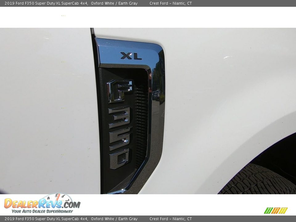 2019 Ford F350 Super Duty XL SuperCab 4x4 Oxford White / Earth Gray Photo #23