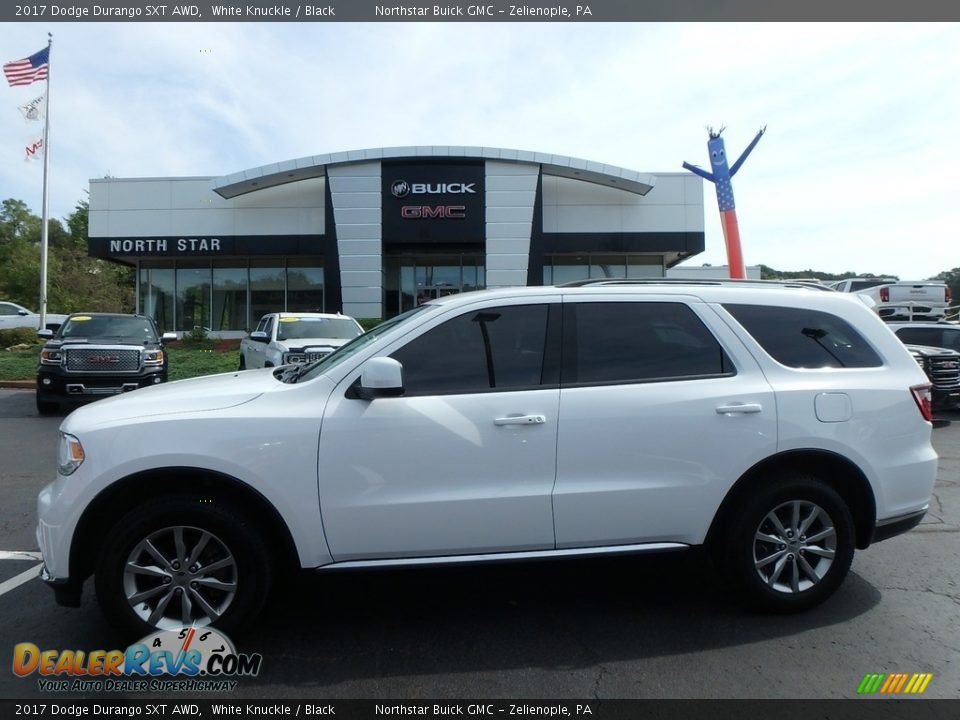 2017 Dodge Durango SXT AWD White Knuckle / Black Photo #1