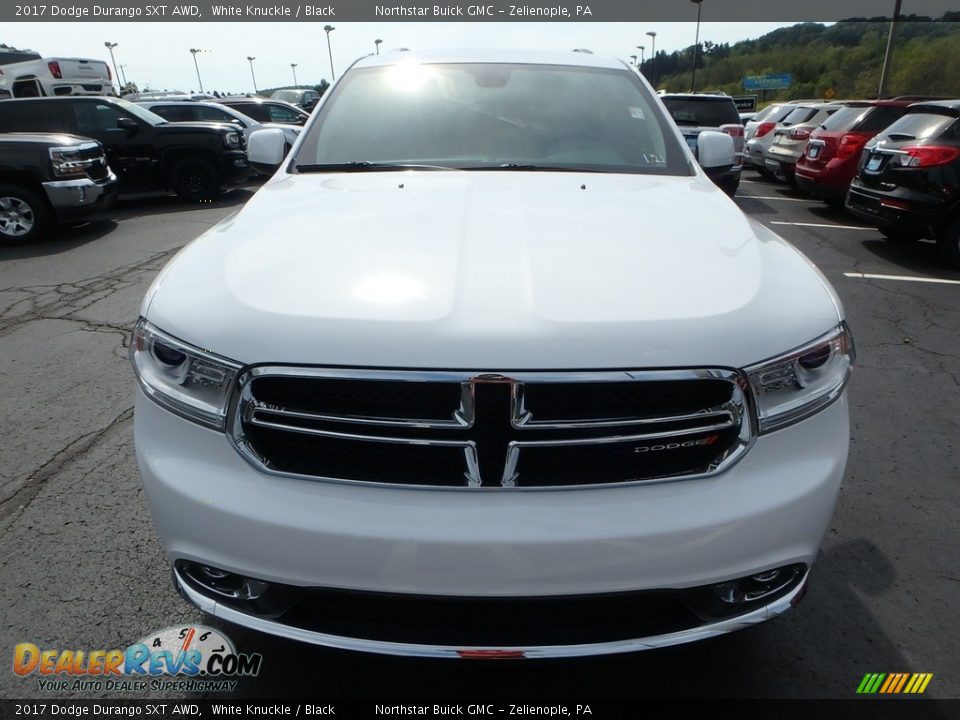 2017 Dodge Durango SXT AWD White Knuckle / Black Photo #3