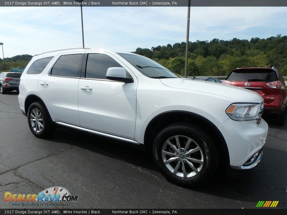 2017 Dodge Durango SXT AWD White Knuckle / Black Photo #4