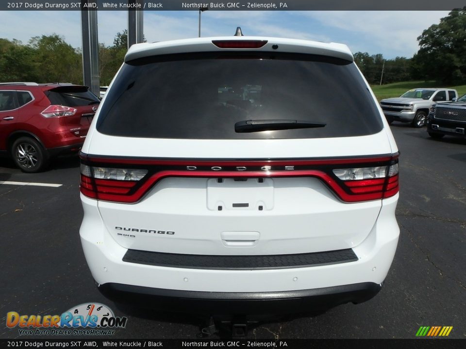 2017 Dodge Durango SXT AWD White Knuckle / Black Photo #10