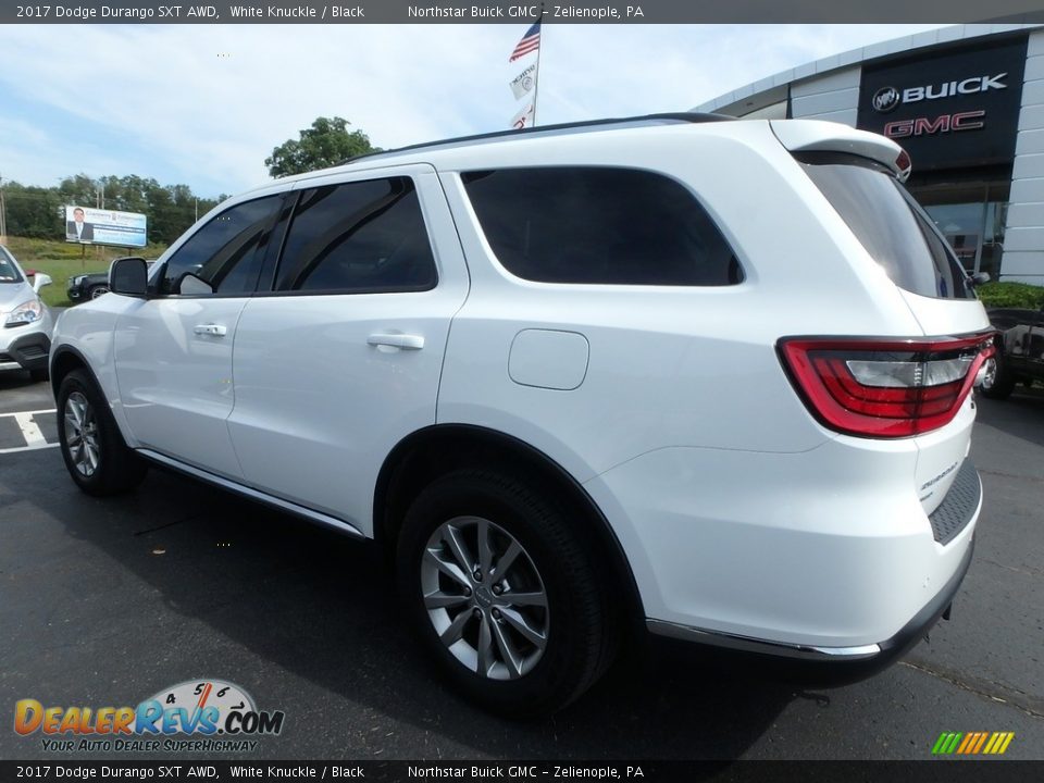 2017 Dodge Durango SXT AWD White Knuckle / Black Photo #12