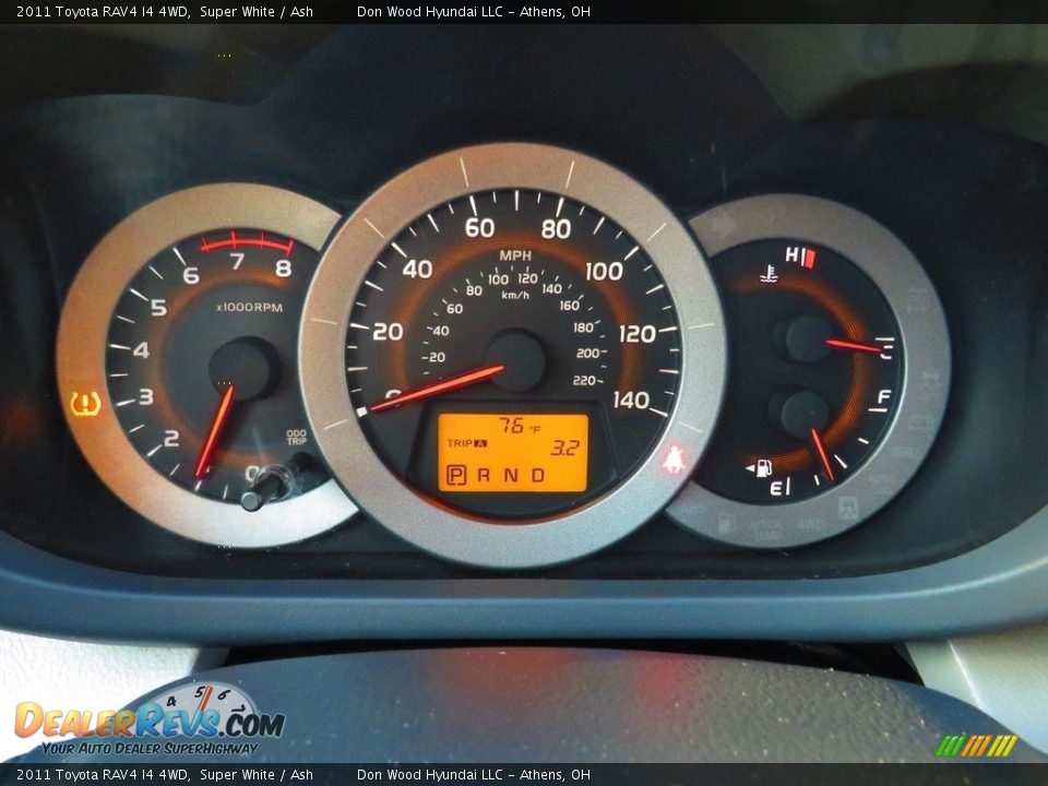 2011 Toyota RAV4 I4 4WD Super White / Ash Photo #27