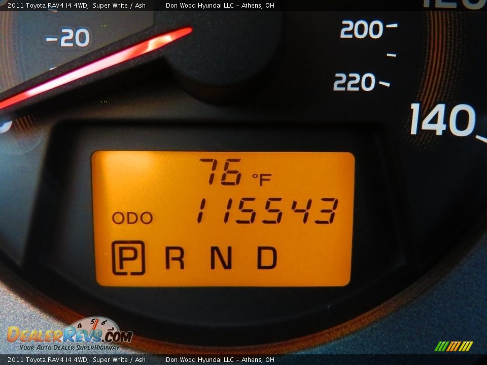 2011 Toyota RAV4 I4 4WD Super White / Ash Photo #28