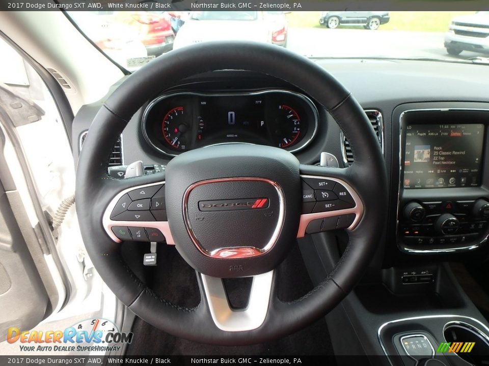2017 Dodge Durango SXT AWD White Knuckle / Black Photo #24