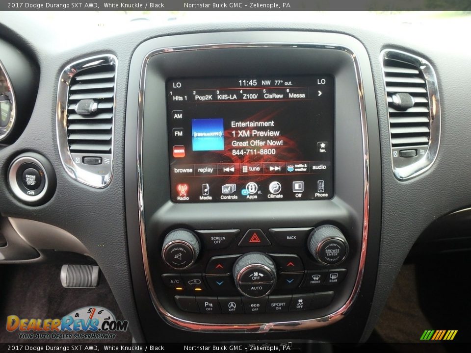 2017 Dodge Durango SXT AWD White Knuckle / Black Photo #29