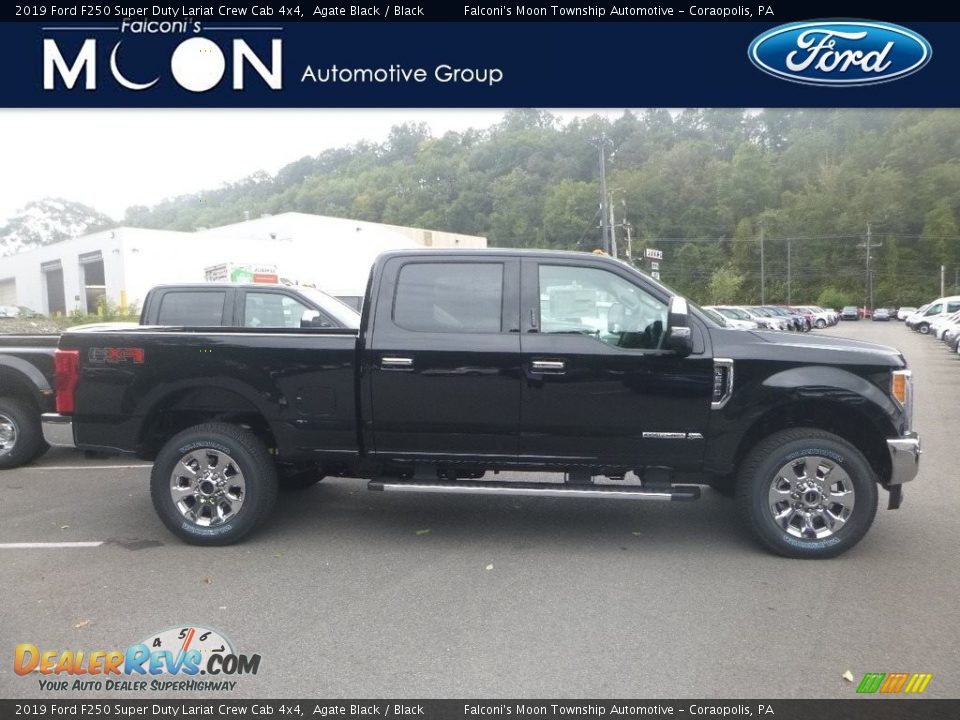 2019 Ford F250 Super Duty Lariat Crew Cab 4x4 Agate Black / Black Photo #1