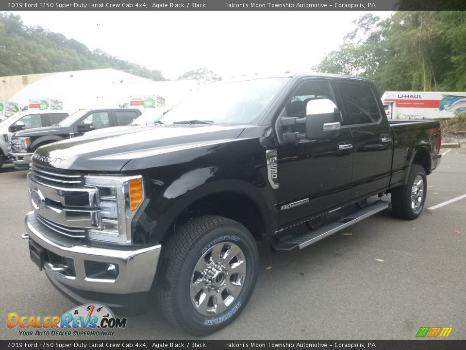 2019 Ford F250 Super Duty Lariat Crew Cab 4x4 Agate Black / Black Photo #2