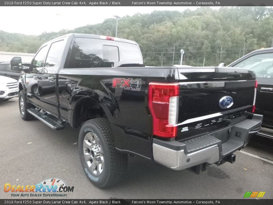 2019 Ford F250 Super Duty Lariat Crew Cab 4x4 Agate Black / Black Photo #3