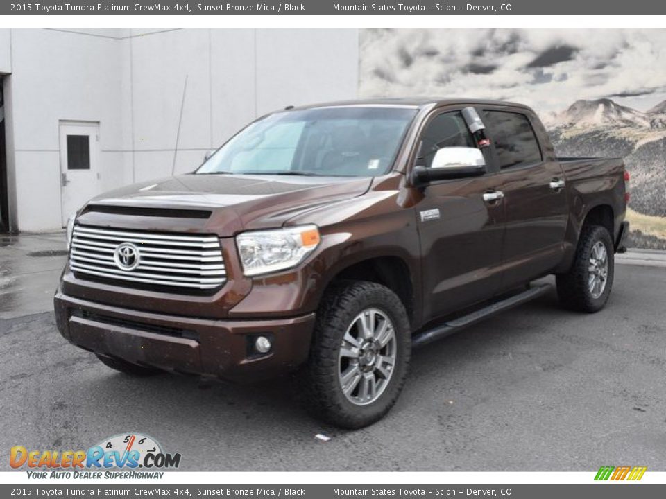 2015 Toyota Tundra Platinum CrewMax 4x4 Sunset Bronze Mica / Black Photo #2