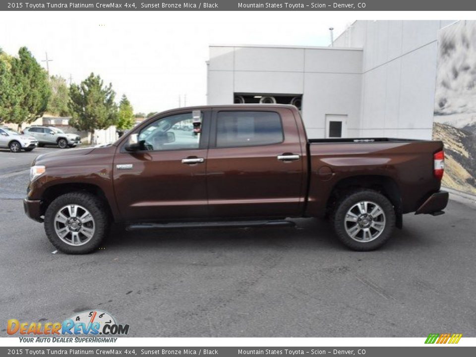 2015 Toyota Tundra Platinum CrewMax 4x4 Sunset Bronze Mica / Black Photo #3