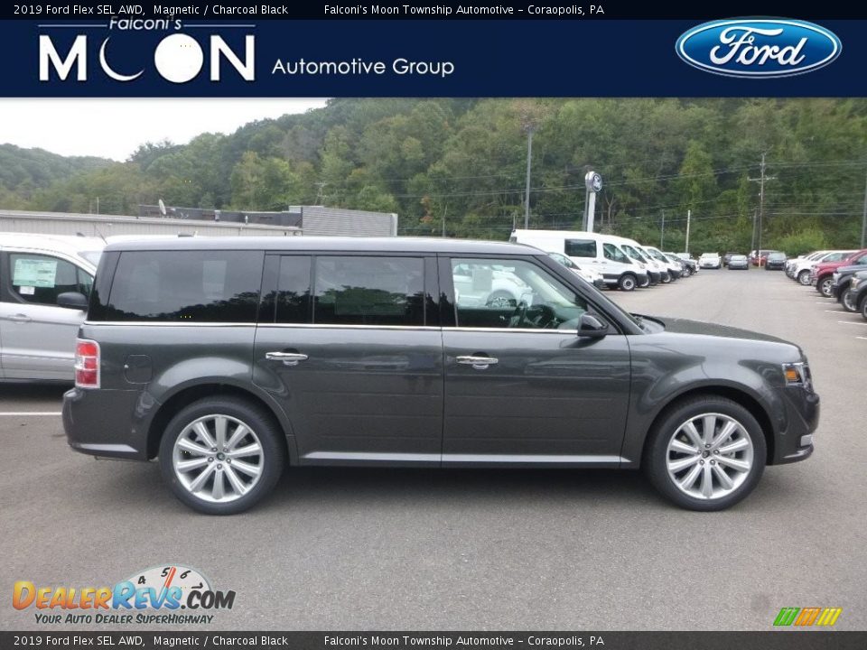 2019 Ford Flex SEL AWD Magnetic / Charcoal Black Photo #1