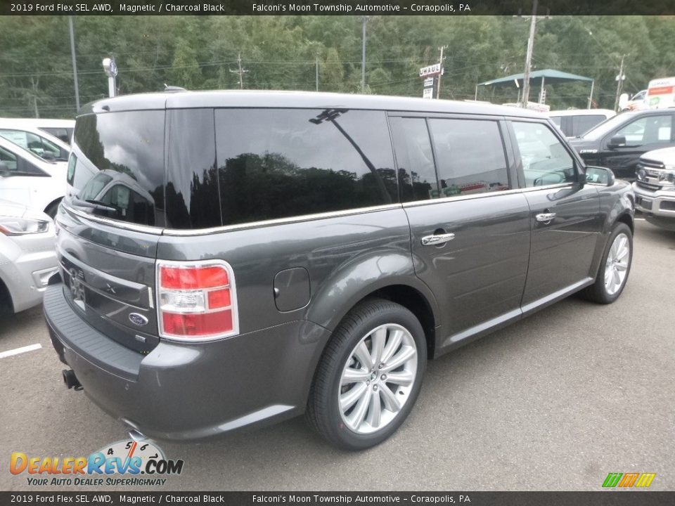 2019 Ford Flex SEL AWD Magnetic / Charcoal Black Photo #2