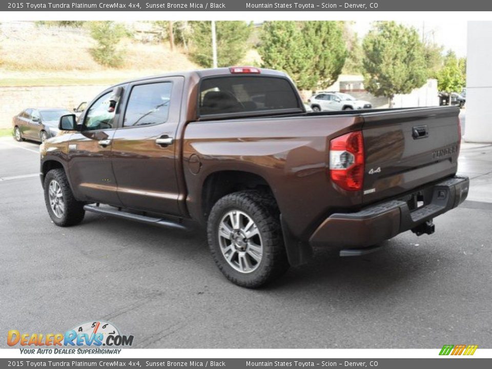 2015 Toyota Tundra Platinum CrewMax 4x4 Sunset Bronze Mica / Black Photo #4