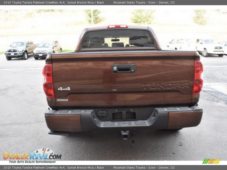 2015 Toyota Tundra Platinum CrewMax 4x4 Sunset Bronze Mica / Black Photo #5