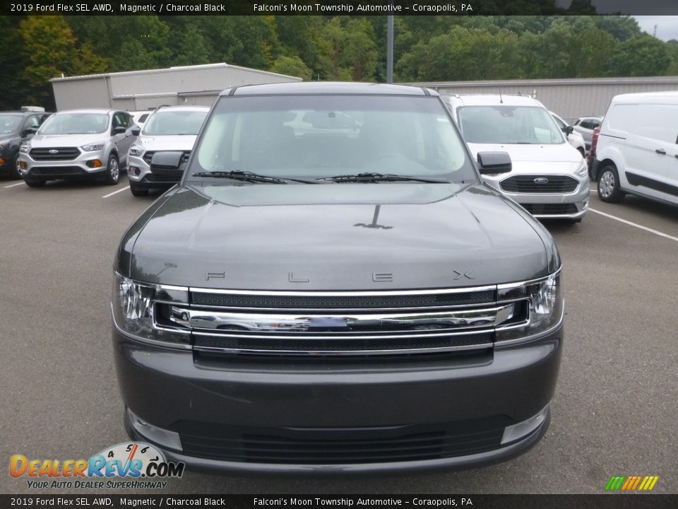 2019 Ford Flex SEL AWD Magnetic / Charcoal Black Photo #4