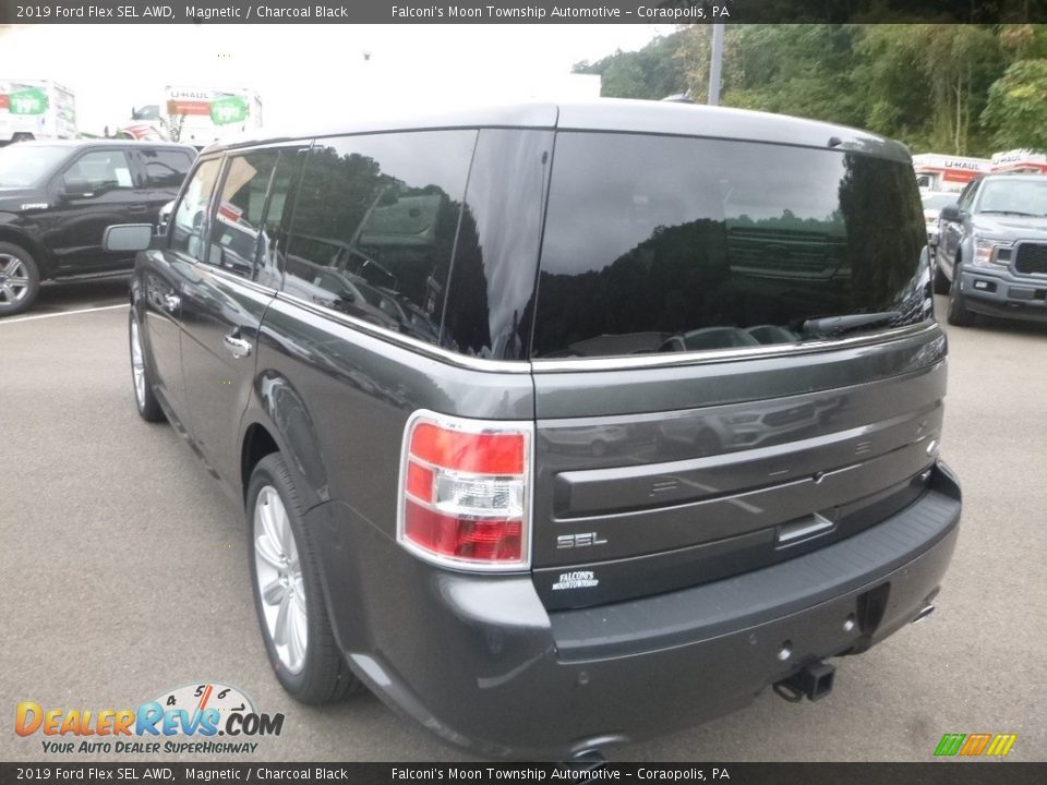 2019 Ford Flex SEL AWD Magnetic / Charcoal Black Photo #6