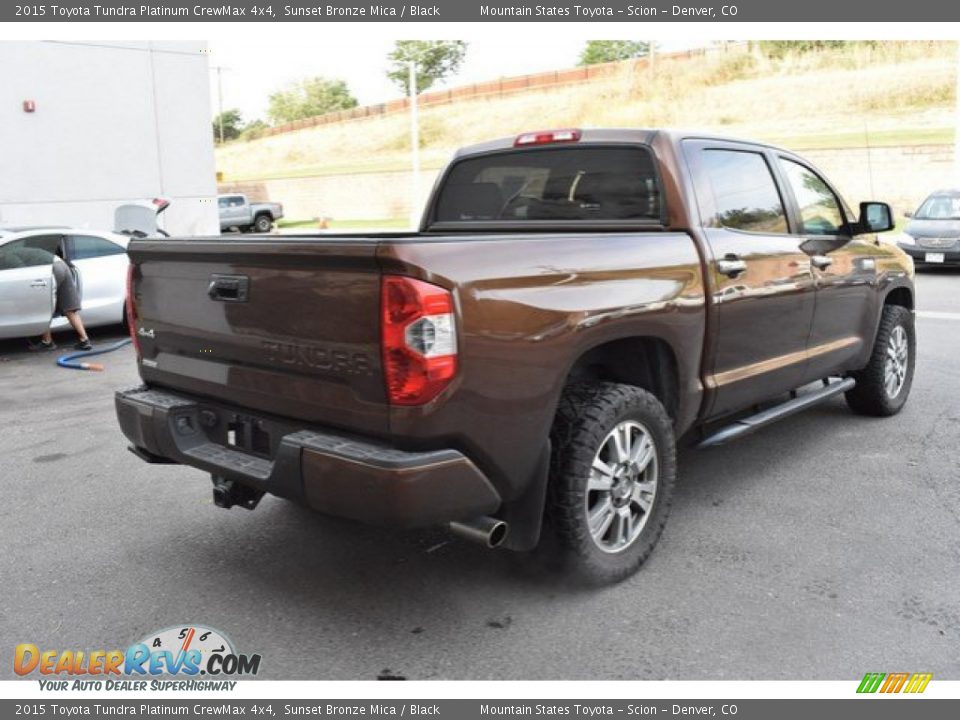2015 Toyota Tundra Platinum CrewMax 4x4 Sunset Bronze Mica / Black Photo #6
