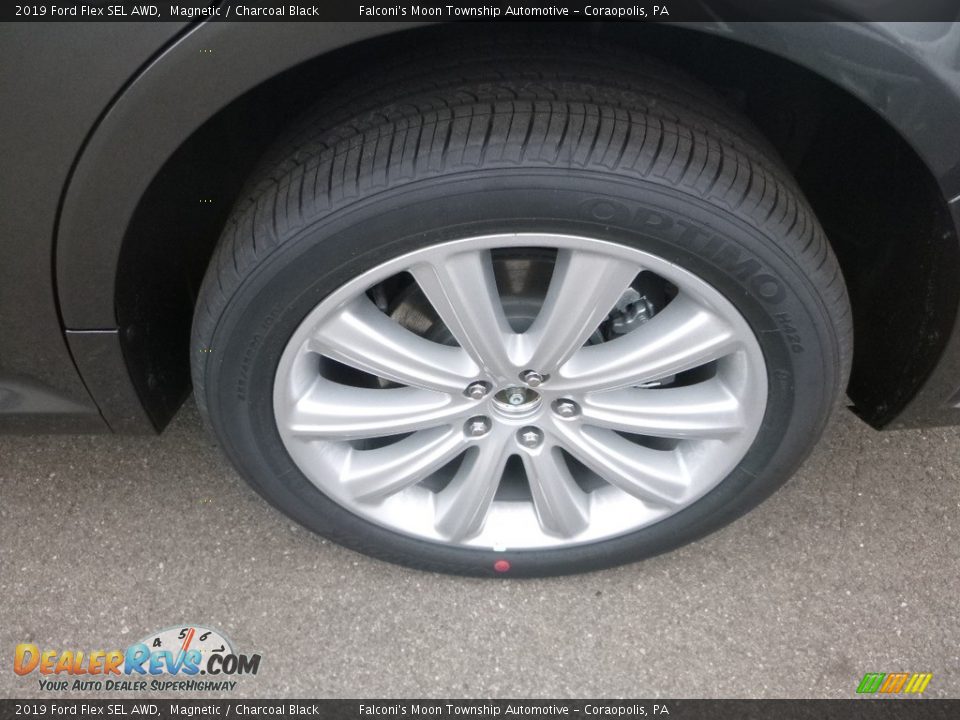 2019 Ford Flex SEL AWD Magnetic / Charcoal Black Photo #7