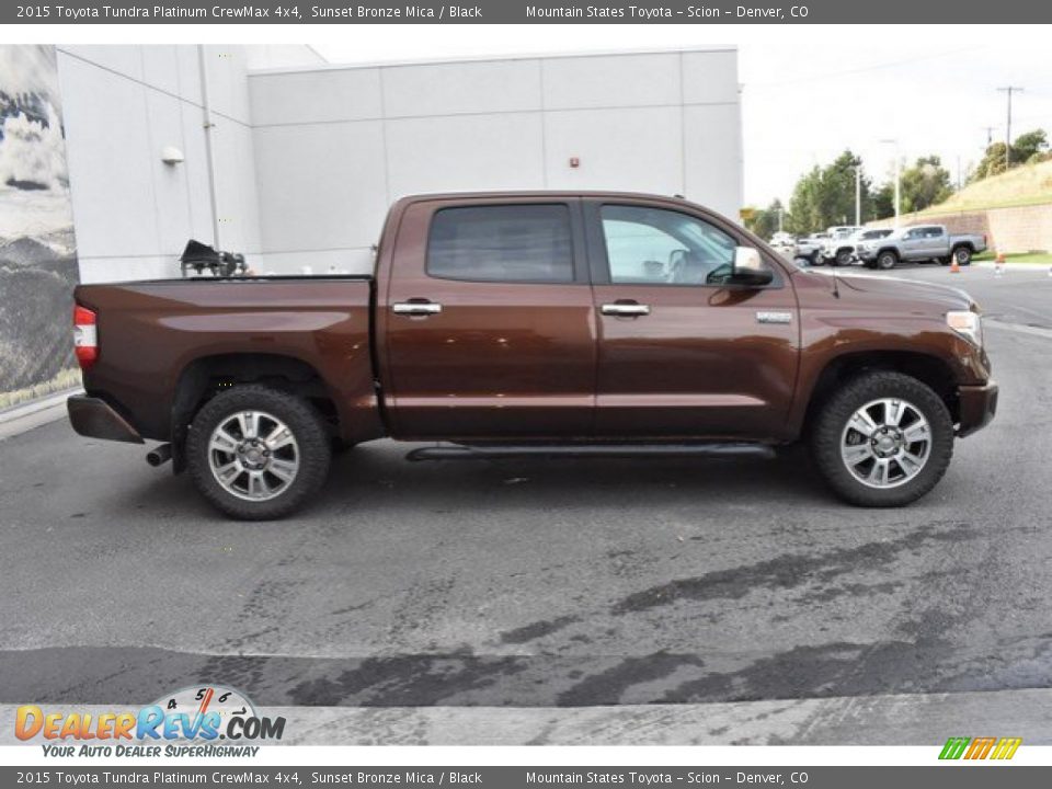 2015 Toyota Tundra Platinum CrewMax 4x4 Sunset Bronze Mica / Black Photo #7