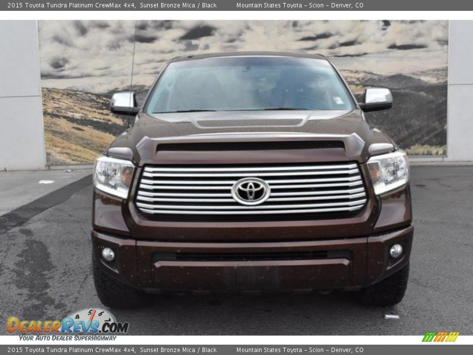 2015 Toyota Tundra Platinum CrewMax 4x4 Sunset Bronze Mica / Black Photo #8