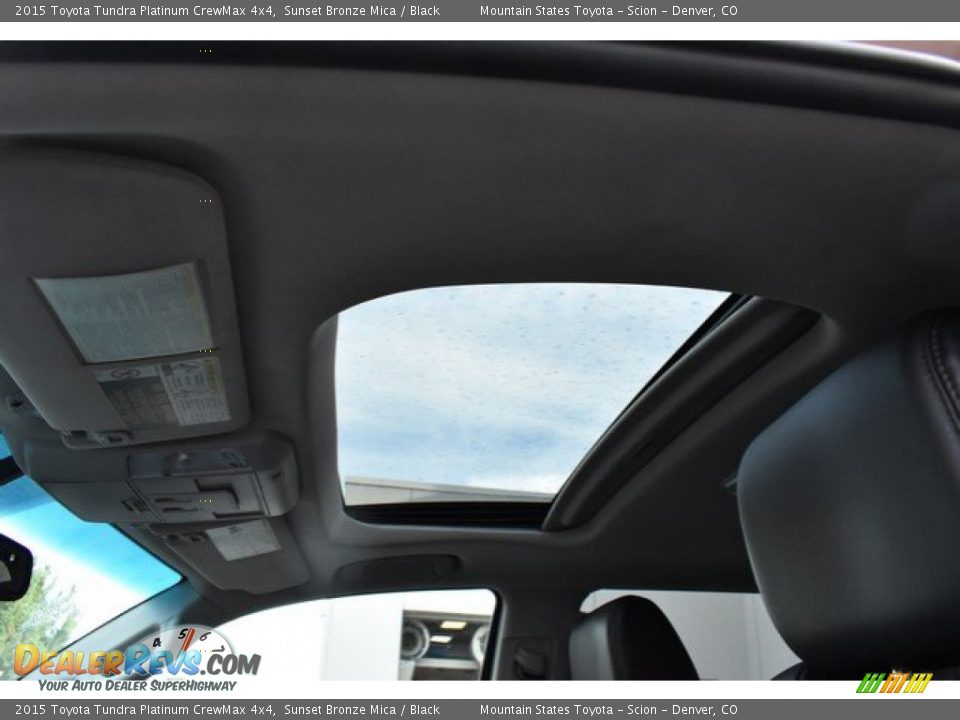 2015 Toyota Tundra Platinum CrewMax 4x4 Sunset Bronze Mica / Black Photo #10