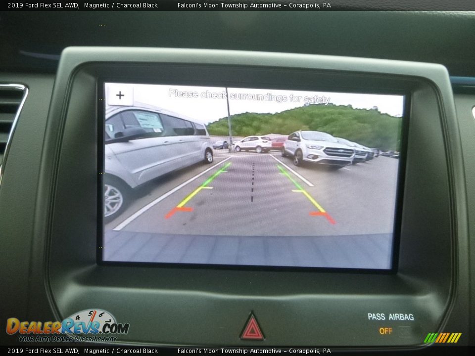 2019 Ford Flex SEL AWD Magnetic / Charcoal Black Photo #14