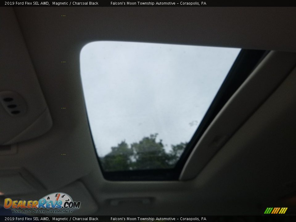 2019 Ford Flex SEL AWD Magnetic / Charcoal Black Photo #15