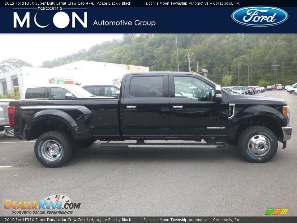2019 Ford F350 Super Duty Lariat Crew Cab 4x4 Agate Black / Black Photo #1