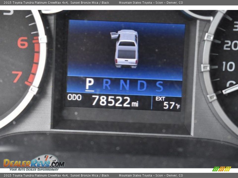 2015 Toyota Tundra Platinum CrewMax 4x4 Sunset Bronze Mica / Black Photo #12