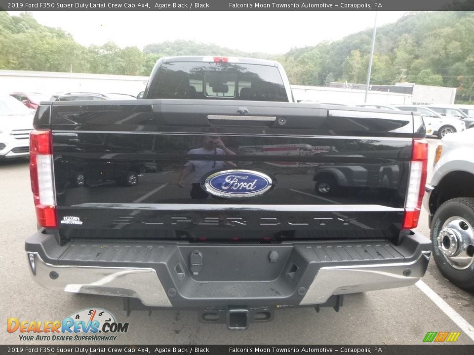 2019 Ford F350 Super Duty Lariat Crew Cab 4x4 Agate Black / Black Photo #4