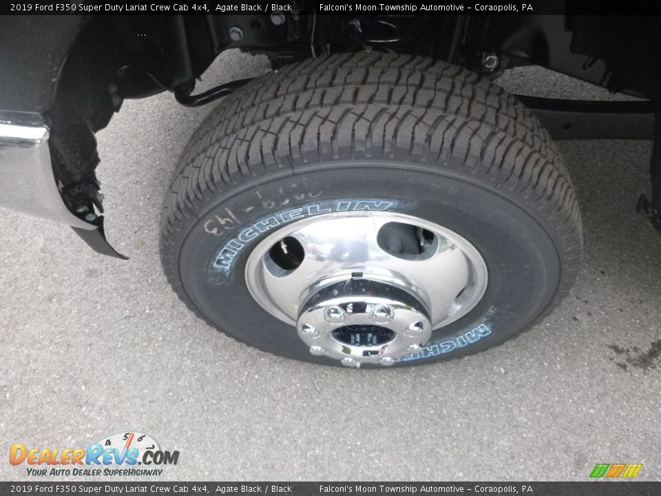 2019 Ford F350 Super Duty Lariat Crew Cab 4x4 Agate Black / Black Photo #7