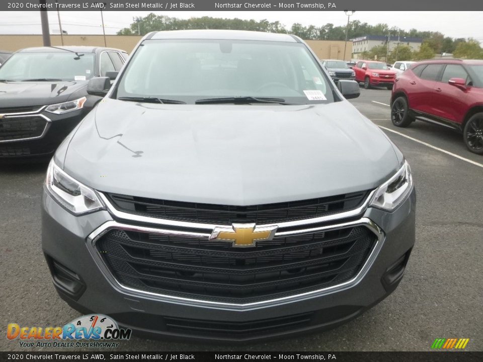 2020 Chevrolet Traverse LS AWD Satin Steel Metallic / Jet Black Photo #7