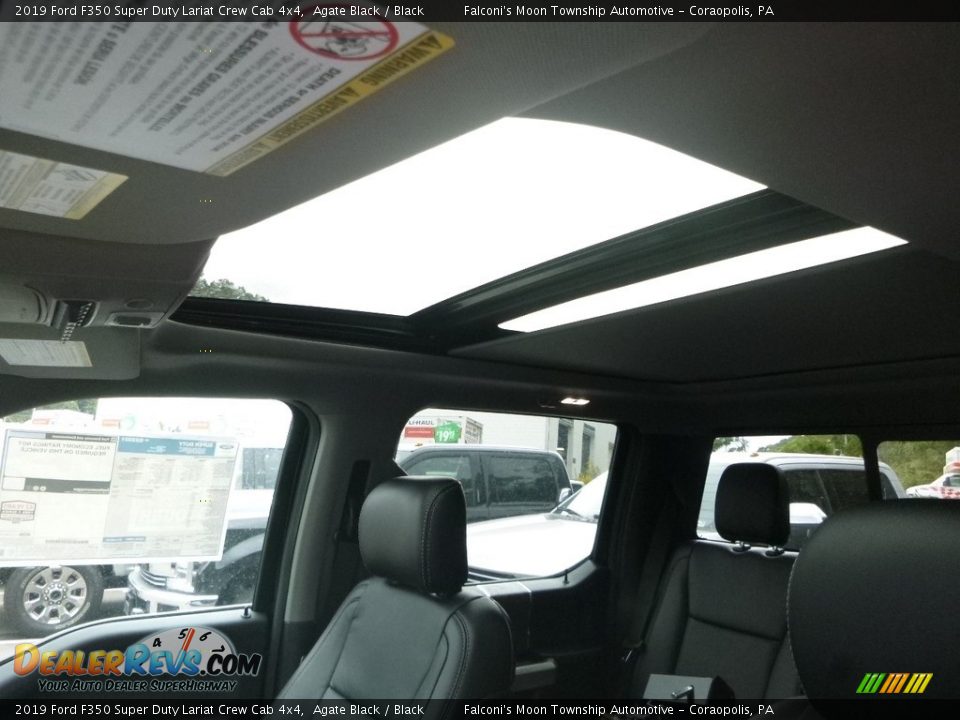 2019 Ford F350 Super Duty Lariat Crew Cab 4x4 Agate Black / Black Photo #13