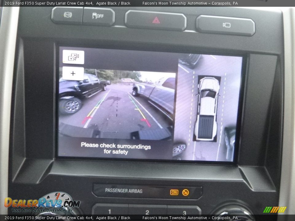 2019 Ford F350 Super Duty Lariat Crew Cab 4x4 Agate Black / Black Photo #15