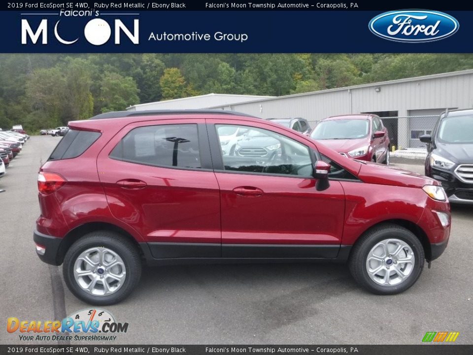 2019 Ford EcoSport SE 4WD Ruby Red Metallic / Ebony Black Photo #1