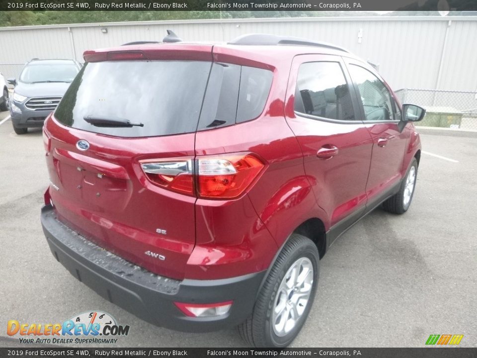 2019 Ford EcoSport SE 4WD Ruby Red Metallic / Ebony Black Photo #2
