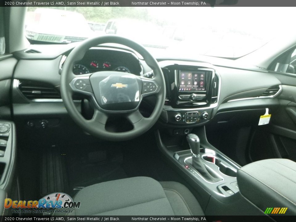 2020 Chevrolet Traverse LS AWD Satin Steel Metallic / Jet Black Photo #12