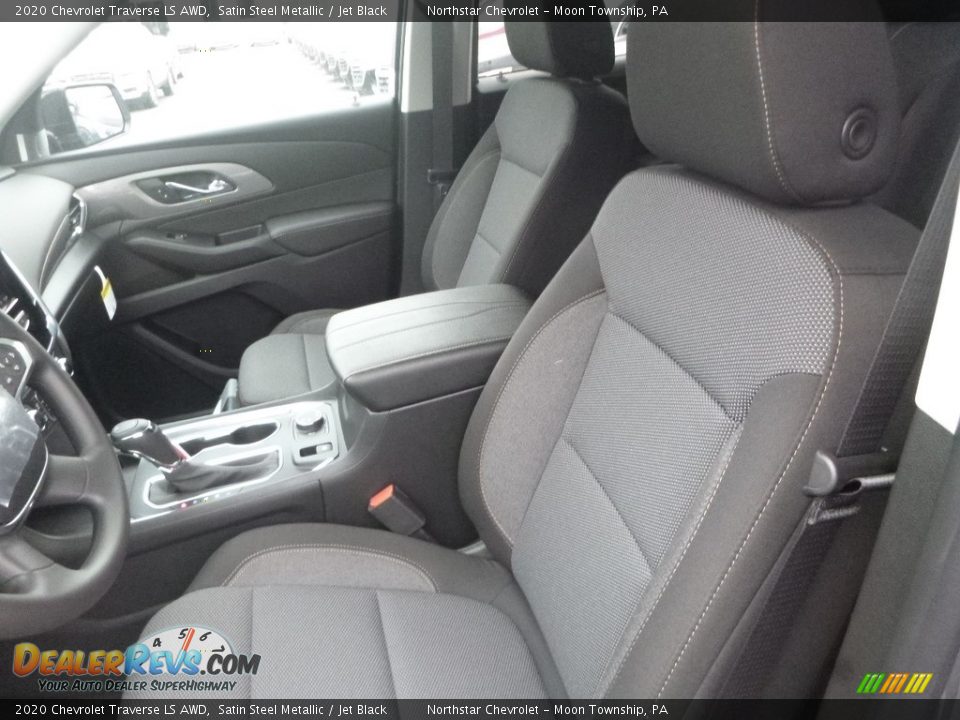 2020 Chevrolet Traverse LS AWD Satin Steel Metallic / Jet Black Photo #14