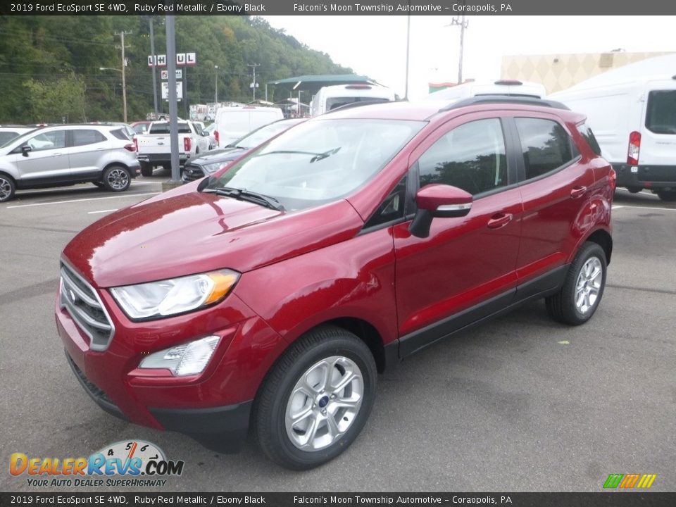 2019 Ford EcoSport SE 4WD Ruby Red Metallic / Ebony Black Photo #5