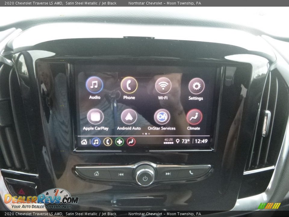 2020 Chevrolet Traverse LS AWD Satin Steel Metallic / Jet Black Photo #16