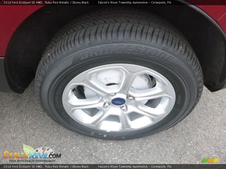 2019 Ford EcoSport SE 4WD Ruby Red Metallic / Ebony Black Photo #7