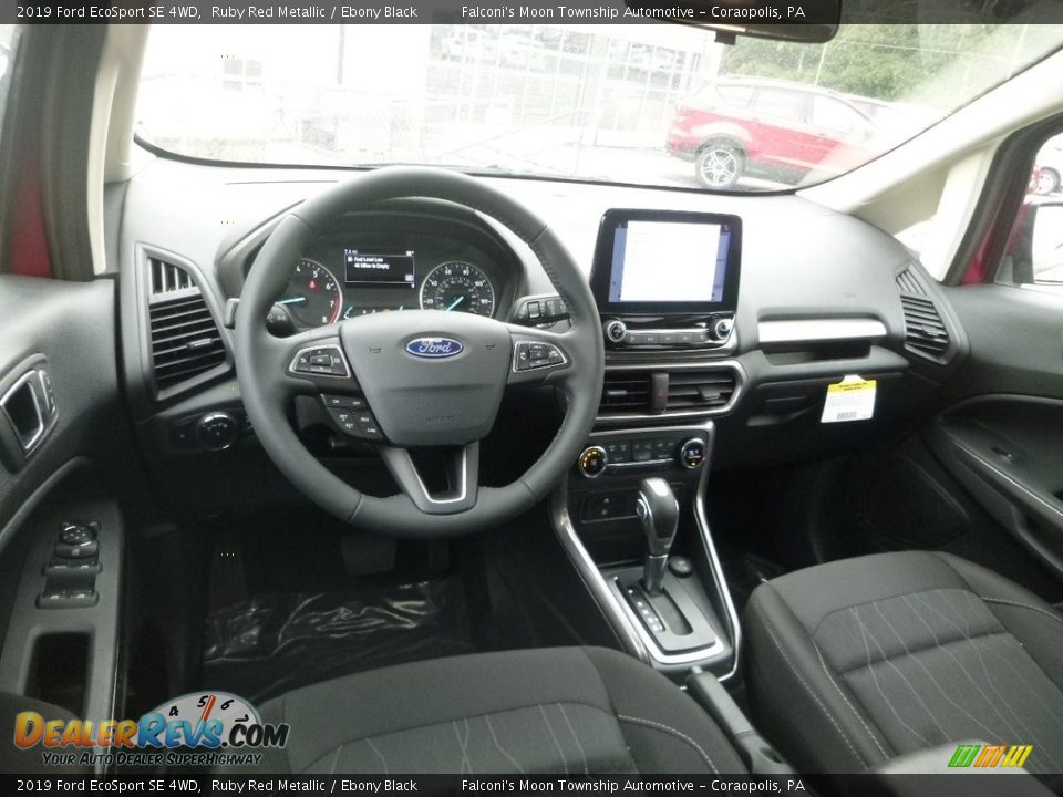 2019 Ford EcoSport SE 4WD Ruby Red Metallic / Ebony Black Photo #9